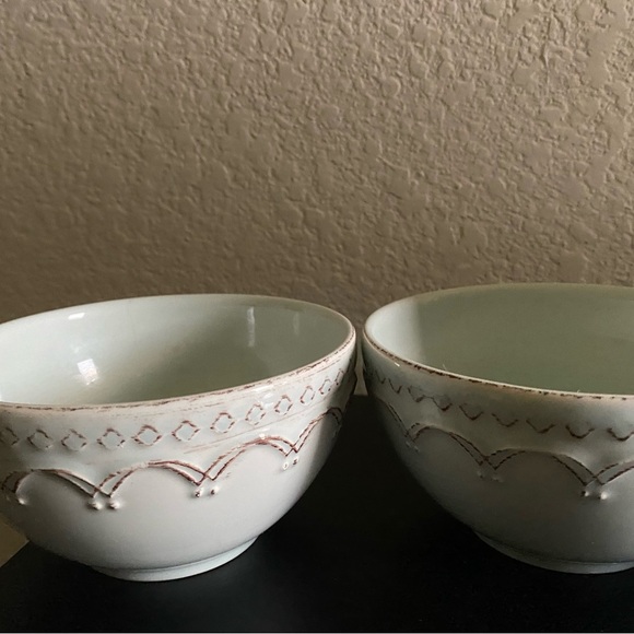 3 MATCERAMICA Portugal Discontinued Batalha Blue Ceramic Coupe Cereal Bowl 6”W - Picture 5 of 15